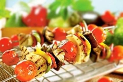 Vegetable kebab - paradox delicios (frigarui de legume fel de mâncare) Legume Kebab - paradox delicios