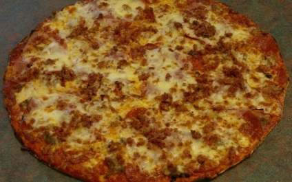 Pizza cu reteta carne (reteta) Pizza cu reteta de carne