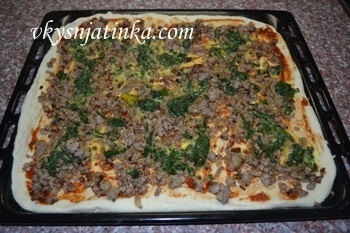 Pizza cu carne - reteta cu fotografii (pizza) Pizza cu carne - reteta cu fotografii