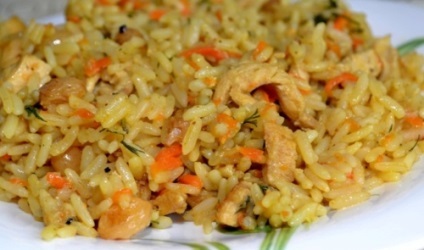 Pilaf cu pui retete crocante la domiciliu (pilaf de pui sfaramicioasa) Pilaf cu carne de pui retete clare la domiciliu