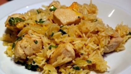 Pilaf cu pui retete crocante la domiciliu (pilaf) Pilaf cu carne de pui retete clare la domiciliu