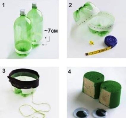 Articole din sticle de plastic (sticle de culoare brună) Articole din sticle de plastic