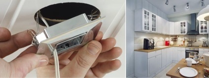 Lumini pentru bucătărie - și la fața locului cu LED-uri (foto) (lampă de iluminat dulapuri de bucatarie blat de iluminat cu LED-uri) Lumini pentru bucătărie - și la fața locului cu LED-uri (foto)