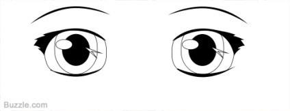 Instrucțiuni pas cu pas pentru începători pentru a atrage ochii anime (remiză) Instrucțiuni pas cu pas pentru incepatori pentru a atrage ochii anime