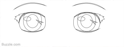 Instrucțiuni pas cu pas pentru incepatori de a desena ochi anime (pas cu pas) Instrucțiuni pas cu pas pentru incepatori pentru a atrage ochii anime