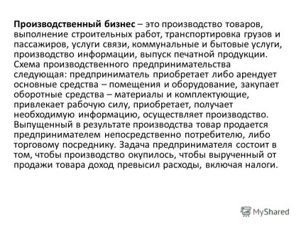 privind tipurile și formele de prezentare a afacerilor (business) Prezentarea privind tipurile și formele de afaceri