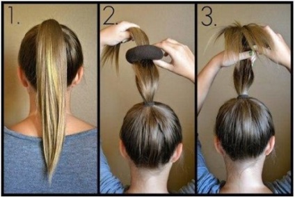 fascicul de hairstyle cu mâinile în păr mediu și lung (păr) fascicul de hairstyle cu mâinile în păr mediu și lung