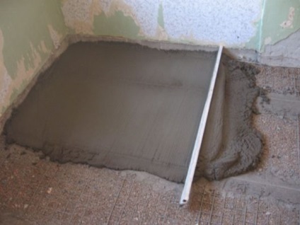 Consumul de ciment pe 1 m2 șapa nisip cu o grosime de 30 mm (ciment) Consumul de ciment pe 1 m2 șapa nisip cu o grosime de 30 mm