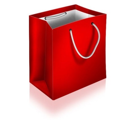 Desenul sac în Photoshop (Crearea unui nou strat pe partea de sus) Desenați punga în Photoshop