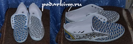 Desene pe adidași cu mâinile (cifre) Desene pe adidași cu mâinile sale