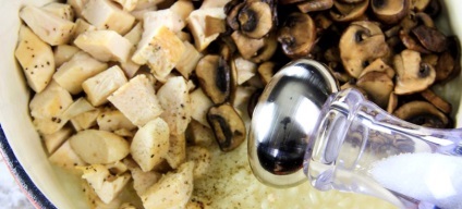 Risotto cu ciuperci de pui și - reteta cu pas cu pas fotografii (pui) Risotto cu ciuperci de pui și - reteta cu pas cu pas fotografii