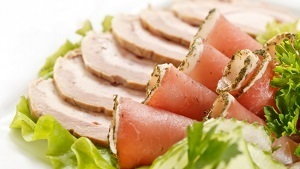 rulouri Ham (legume sunca somon) rulouri Ham