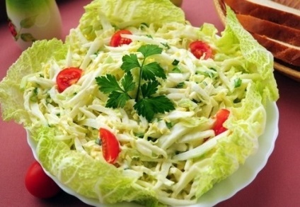 Salata de varză chinezească - retete salata de varză chinezească
