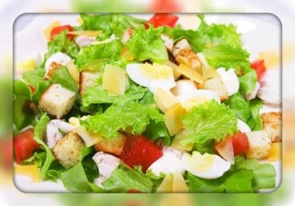 Salata Caesar cu pui reteta simpla clasic cu biscuiti la domiciliu (pui) Salata Caesar cu pui reteta simpla clasic cu biscuiti la domiciliu