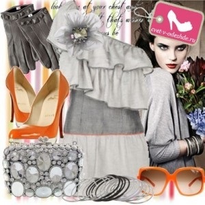 Gray rochie cele mai bune arcuri! (accesorii rochie gri) Gray rochie cele mai bune arcuri!