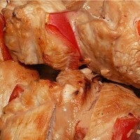 Băț de pui în Aerogrill (Aerogrill) Frigarui de pui Aerogrill