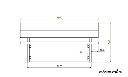 Bench cu mâinile cum să facă o bancă grădină, un simplu banc de grădină, desen, descrierea (face) Bench cu mâinile cum să facă o bancă grădină, un simplu banc de grădină, un desen, o descriere a