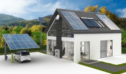 Panouri solare pentru case particulare (soare) Panouri solare pentru case particulare