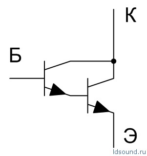 tranzistor compozit (circuit Darlington și shiklai) (compozit) tranzistor compozit (circuit Darlington și shiklai)