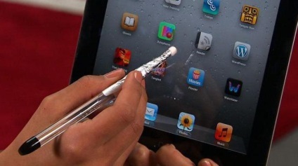 Stylus cu mâinile lor pentru căldură și ecranul capacitiv (stylus) Stylus cu mâinile lor pentru ecranul termic și capacitiv