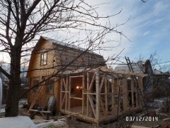Construirea de o extensie a casei (de construcție) Construirea de o extensie a casei