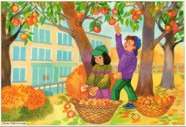 Scene Pictures, curcubeu (pentru a atrage atenția copilului) Scene Imagini, curcubeu