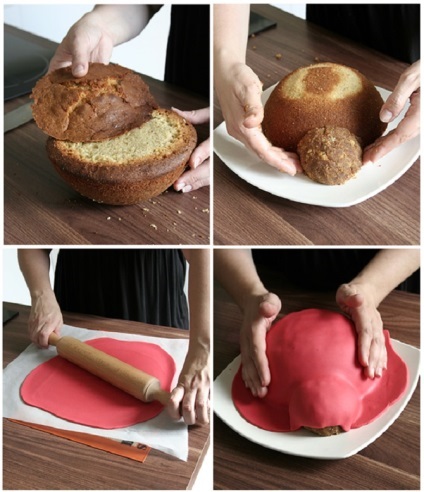 Ladybird Cake (vaca) tort gărgăriță