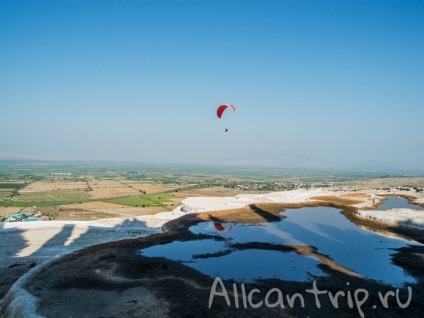 Pamukkale travertin - castel de bumbac din Turcia (Pamukkale) Pamukkale travertin - castel de bumbac în Turcia