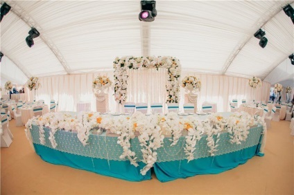 Nunta stofa decor de masă (decorare masă de nuntă pânză) Decorare pânză masă de nuntă