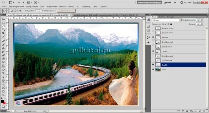Lecții Photoshop (strat glazik Fata) Tutoriale Photoshop