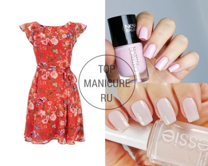 Alegerea manichiura sub rochie de culori diferite (42 poze) (nuanțe) Alegerea manichiură sub rochie de culori diferite (42 poze)
