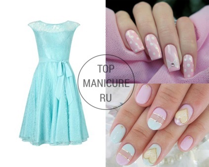 Alegerea manichiura sub rochie de culori diferite (42 poze) (nuanțe) Alegerea manichiură sub rochie de culori diferite (42 poze)