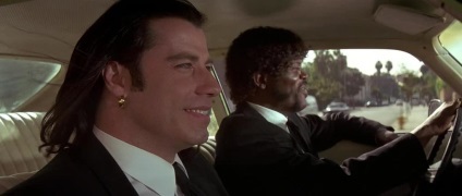Accesând „Pulp Fiction“ Am vrut să conduc cele trei filme pentru prețul de unul! „(Fiction) Accesând „Pulp Fiction“ Am vrut să conduc cele trei filme pentru prețul de unul!