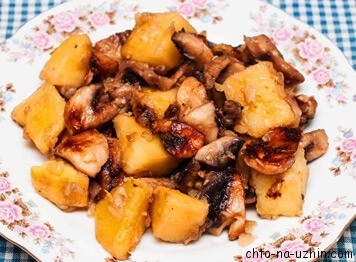 ciuperci pane cu cartofi - rețetă slabă (rețetă) fără carne ciuperci pane cu cartofi - reteta fara carne