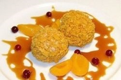 Fried înghețată (înghețată) înghețată prăjită
