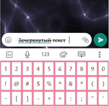 Bold, italic font, barată WhatsApp dori să se schimbe, scrie text (subliniere) Bold, italic font, barată WhatsApp dori să se schimbe, scrie textul