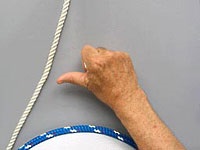 Bulină - cuplat cu o singură mână (legare) Bulină - împerecheat cu o singură mână