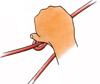 Bulină - împerecheat cu o singură mână (mâna) Bulină - împerecheat cu o singură mână