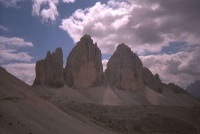 Dolomită, alps (perete Northern Cima Grande) Dolomiți, Alpi