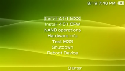 Pachetul pandora - un remediu universal pentru firmware-ul mi-a verificat psp funcționează! Meu (baterie în stare normală) Pachetul pandora - un remediu universal pentru firmware-ul mi-a verificat psp funcționează! mea