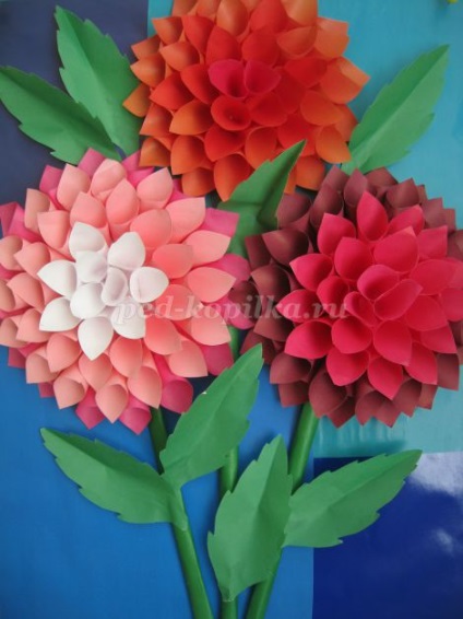 Panouri de hartie „dahlia“ (hârtie) „Dahlia“ panouri realizate din hârtie