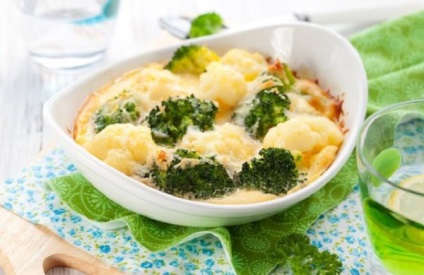 Broccoli cu brânză în rețete cuptor cu fotografii, calorii (brânză) Broccoli cu brânză în rețete cuptor cu fotografii, calorii