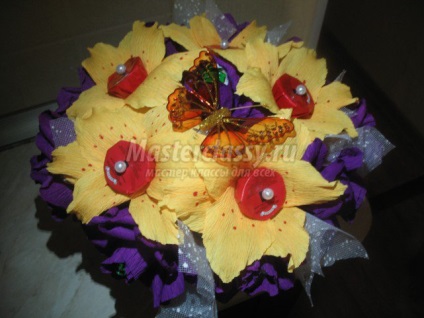 Buchete din bomboane (bomboane buchete de crin) Buchete din bomboane