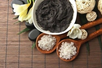 Negru argilă - ceea ce face măști la domiciliu (negru fata de lut) lut negru - ceea ce face măști la domiciliu