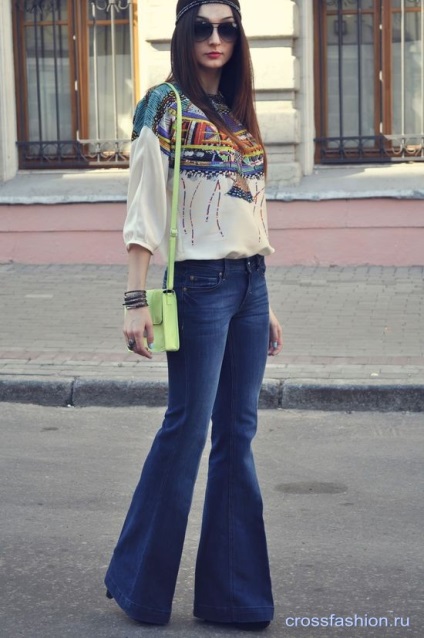 Grup Crossfashion - ce sa poarte blugi evazată combinații la modă, sfaturi și o selecție de fotografii (evazată) Grup Crossfashion - ce sa poarte blugi evazată combinații la modă, sfaturi și o selecție de fotografii