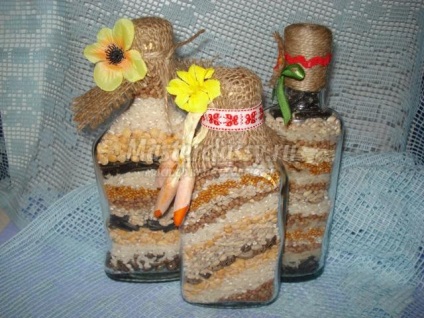 sticla decorative cu boabe cu mâinile lor (decorativ) sticla decorative cu boabe cu propriile lor mâini