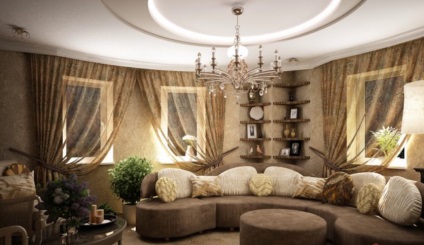 living de design camera în culoarea wenge (proiectare) living de proiectare cameră în wenge culoare