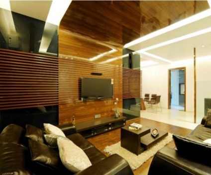 living de design camera în culoarea wenge (culoare) living de proiectare cameră în wenge culoare