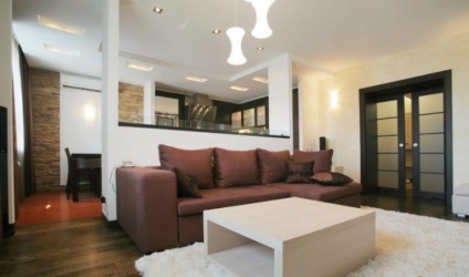 living de design camera în culoarea wenge (proiectare) living de proiectare cameră în wenge culoare