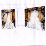 jaluzele Schițele (perdele) perdele schite
